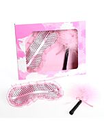 Kit duster Liebkosungen und rosa Mascara