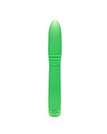 Neon Luv Touch Vibrator und grün schlank geriffelten