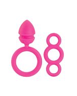 Touche Penisring mit rosa Vibrator
