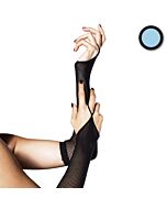 Leg Avenue Armstulpen hellblau Netzwerk