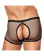 Männlich Stromnetz Boxer mit schwarzen Öffnung