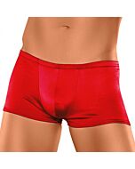 Männlich Macht rotem Satin Boxer