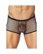 Männliche Boxer schwarz Stromnetz