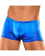 Männlich Macht blauen Satin Boxer