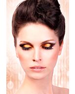 Baci falsche Wimpern blau rot weißen Diamanten