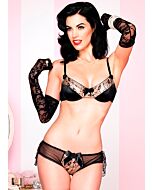 Leg Avenue 2pc atemberaubenden schwarzen nackt im September