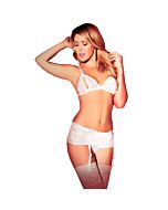 Küssen Sie mich einen Boo weiß Satz von 3 Stück peek