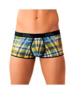 Männliche Boxer Kraftverstärker blau Digitaldruck