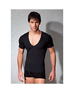 Doreanse schwarz-V-Shirt