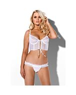 Küssen Sie mich, mehr ist zu viel weiß Set