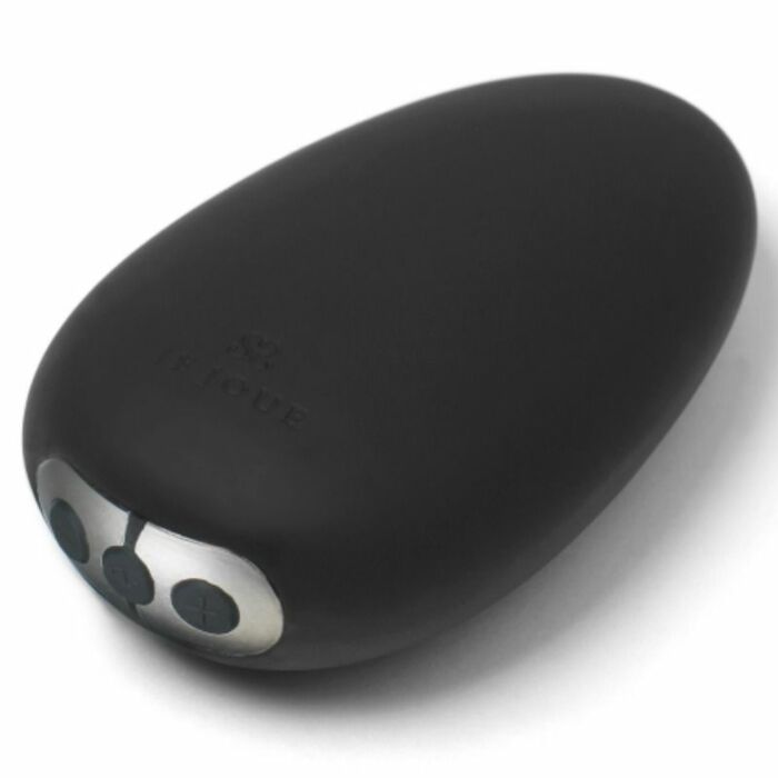 Ich spiele vibrierendes Massagegerät schwarz