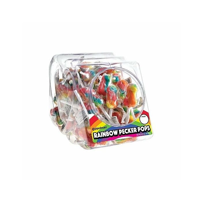 Rainbow Pops - Fishbowl - 72 Stk