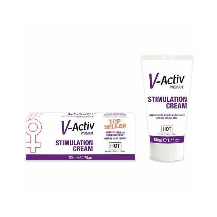 Heiße Creme stimulierende weibliche v-activ