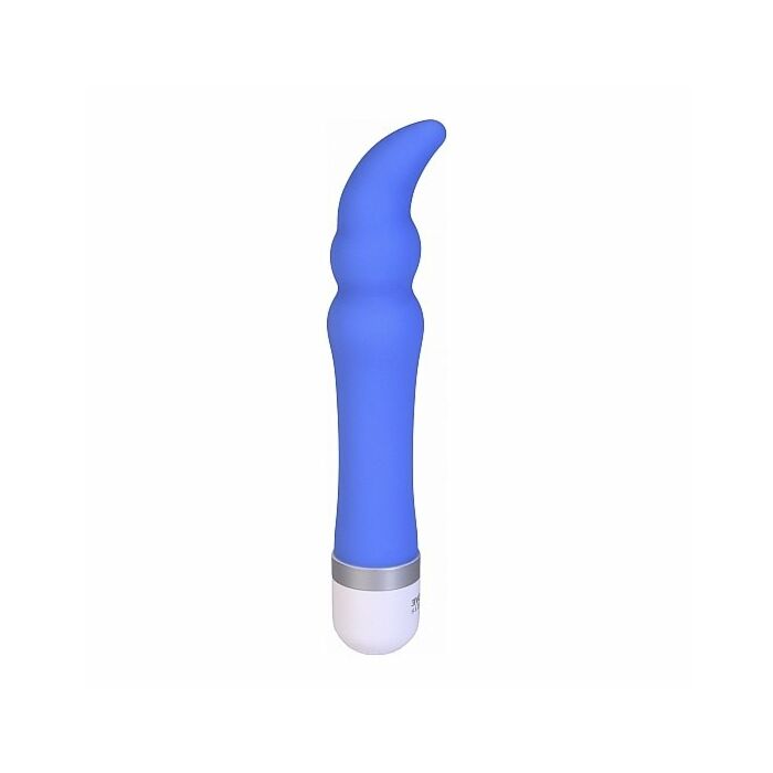 Silikon-Vibrator Fleur de Lis seidig blau g