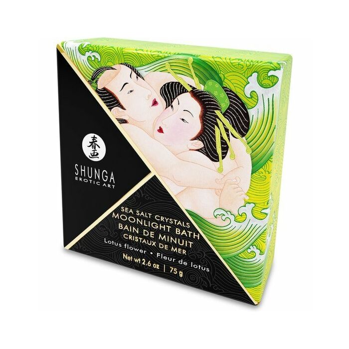 Glänzende Lotus Badekristalle