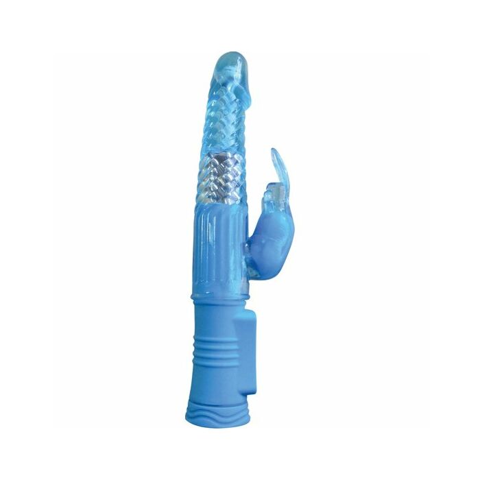 4Play Deluxe Vibrator grassierende dünne blaue Hase