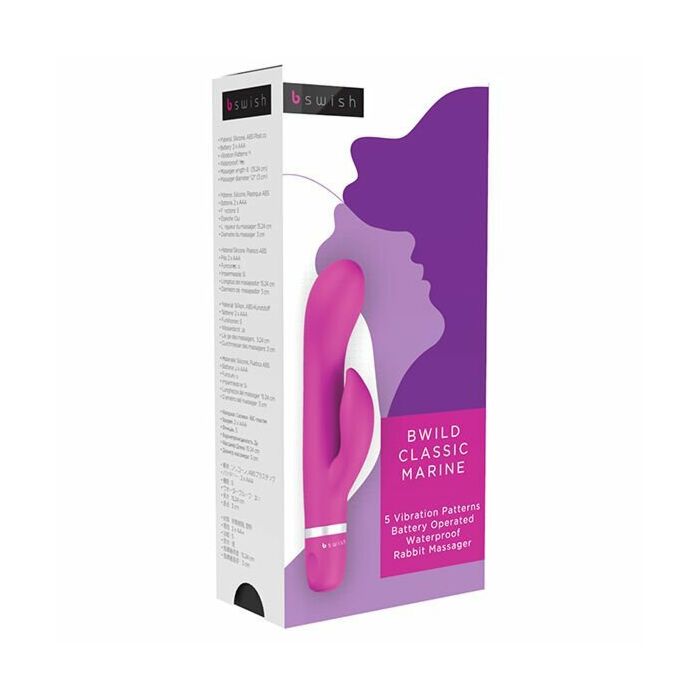 Meerjungfrau-Häschen Vibrator Cerise.