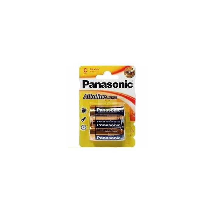 Doppelpack: Panasonic Bronze LR14 Alkaline Batterien