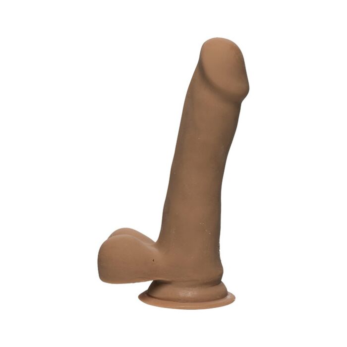 Ultraskyn schlanker Dildo 16,50 cm - Karamell
