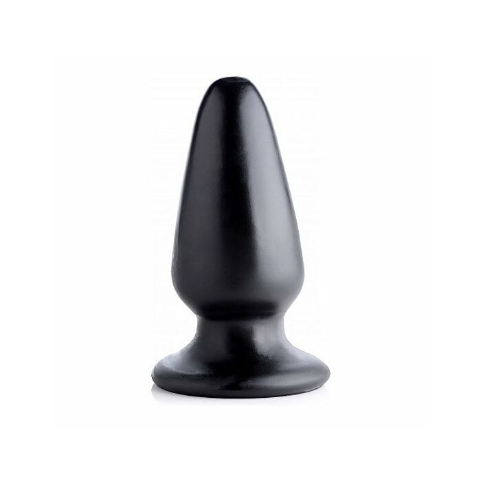 Gigantor xxxl konischer Butt Plug schwarz