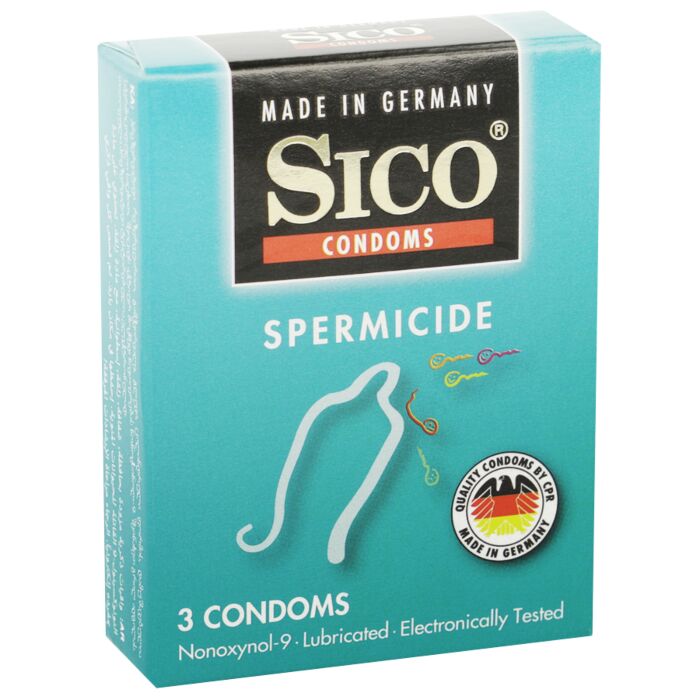 Sico Kondome Spermizid Kondome 3 Einheiten