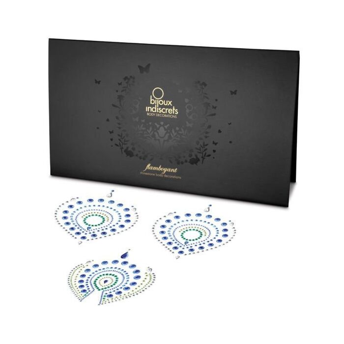 Bijoux Indiscrets flamboyant blue & green