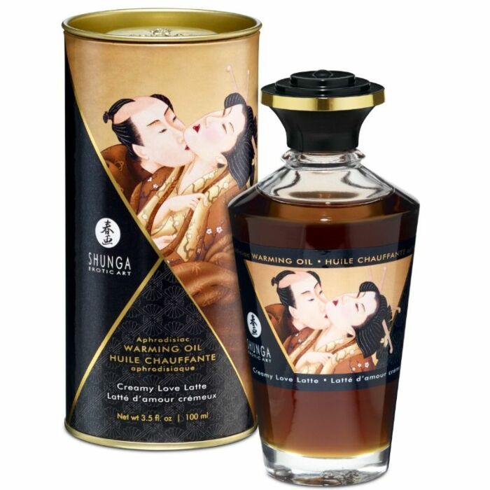 Shunga Aphrodisiakum wärmendes Öl cremige Liebe Latte 100 ml