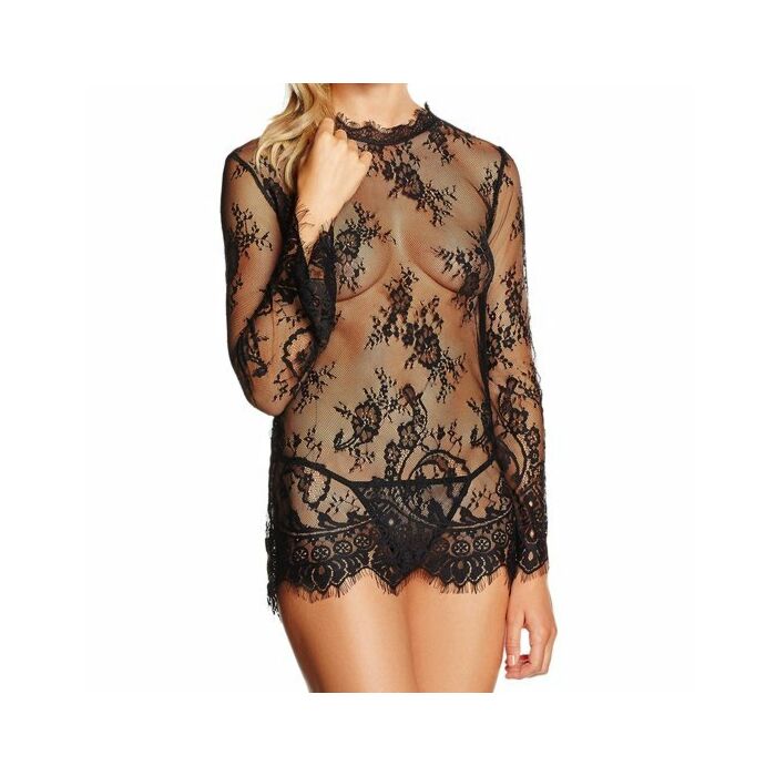 Babydoll schwarz rosa schwarz