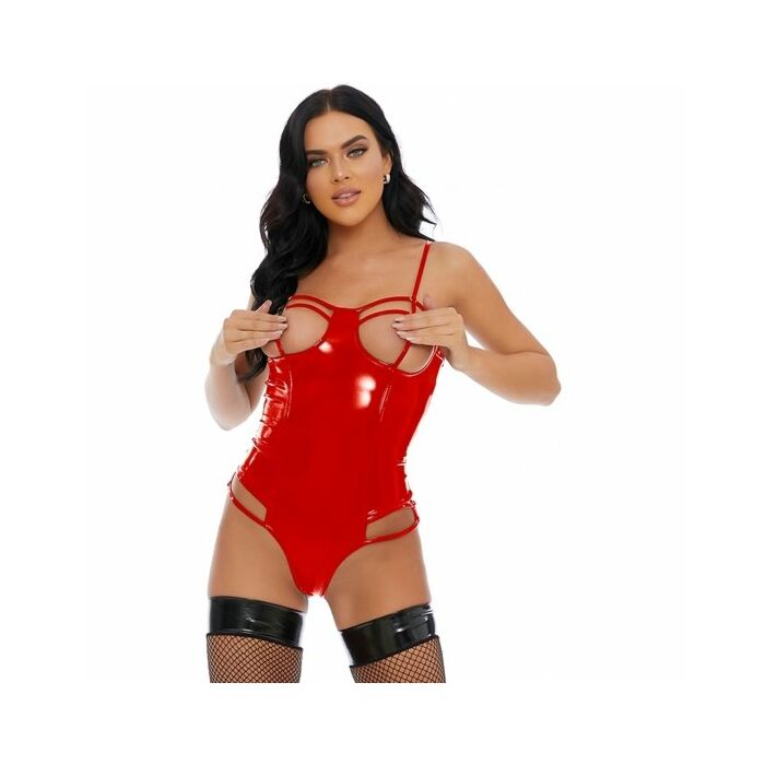 Slick mich runter Vinyl Teddy rot