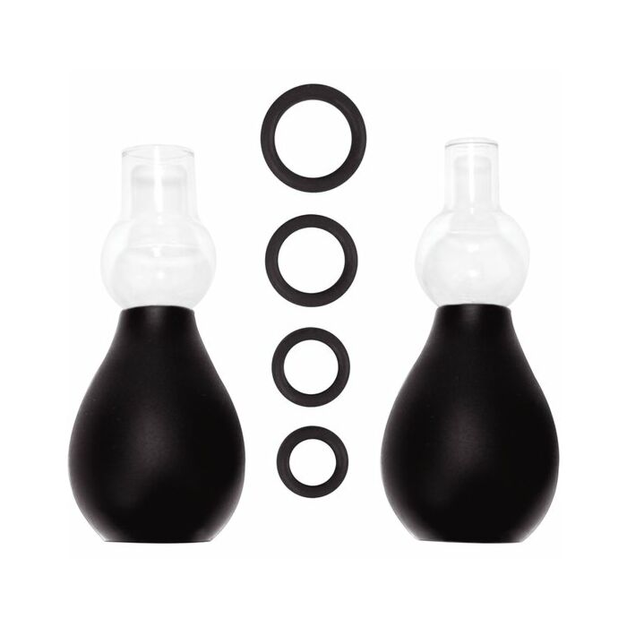 Ouch in erector September schwarzen Brustwarzen