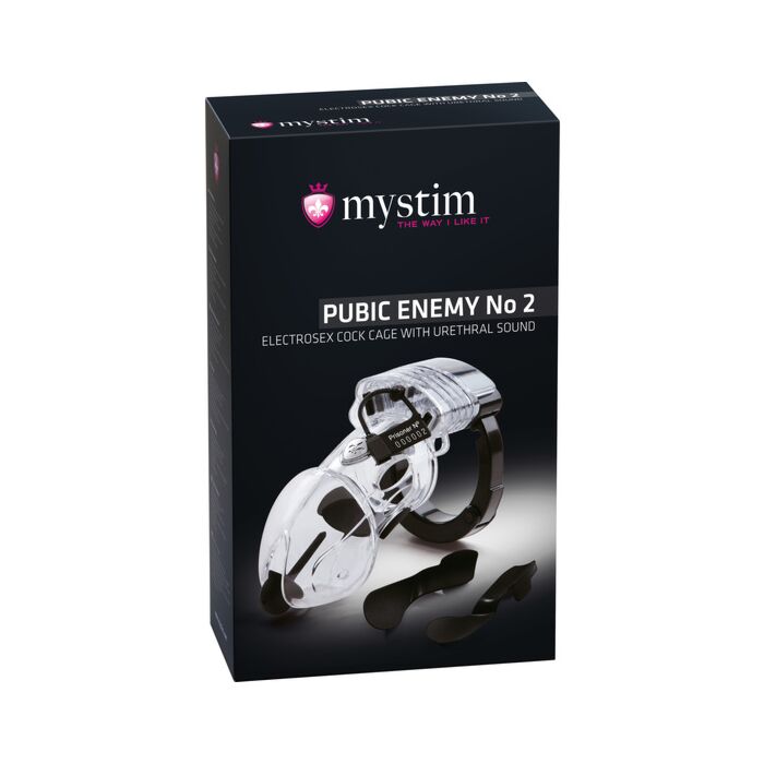 Keuschheitsgürtel Schamfeind Nr. 2 Hahnkäfig - transparent