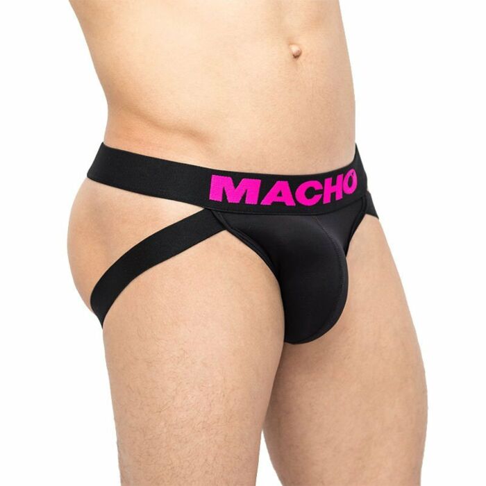 Männlich - mx200f Jockstrap Fuchsia und Schwarz s