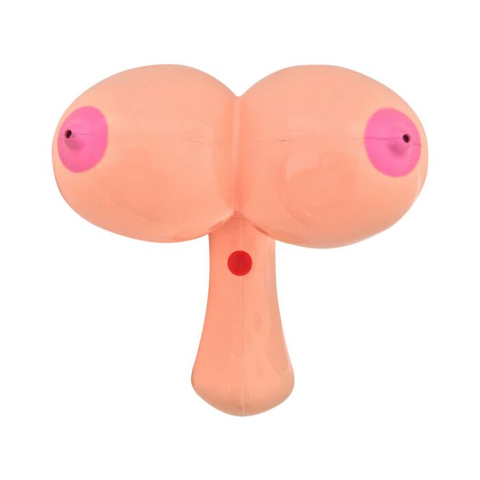 Lustige Waffe in Form von Brüsten