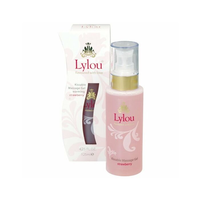 Lylou küssbares Massagegel wärmend Erdbeere