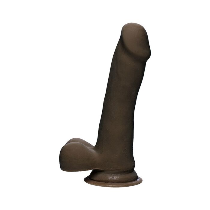 Ultraskyn schlanker Dildo 16,50 cm - braun