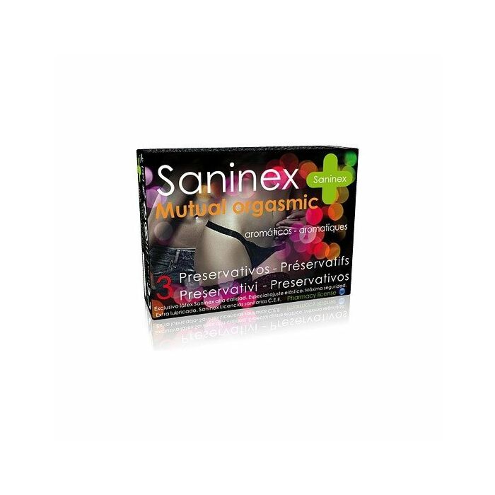 Saninex Kondome gegenseitigen Orgasmus 3 Einheiten