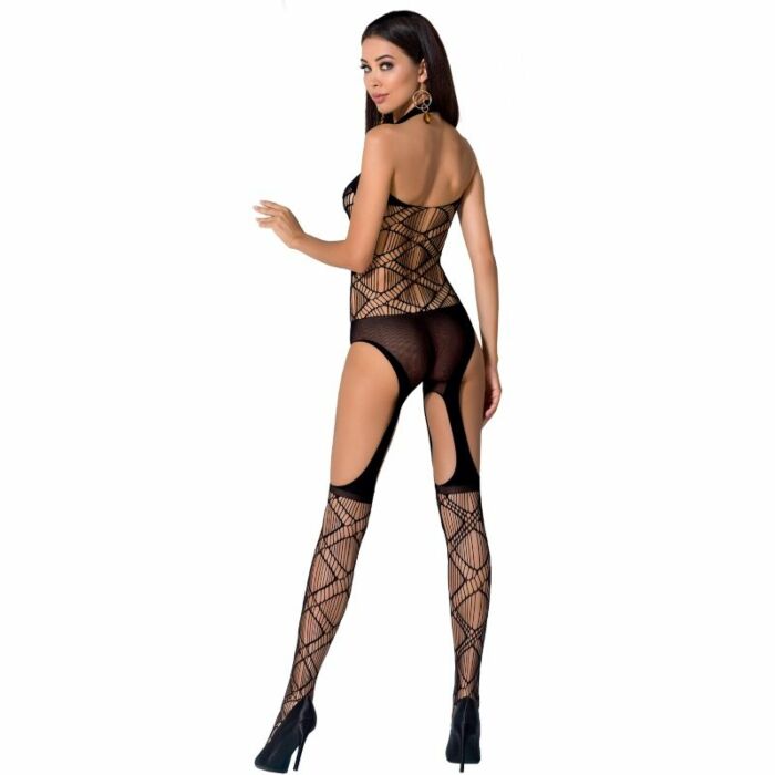 Passionsfrau bs060 bodystocking negro talla unica