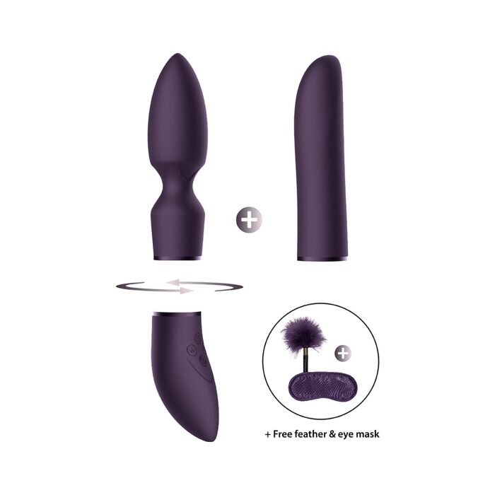 Vergnügungsset vibrande clitoris - purpura