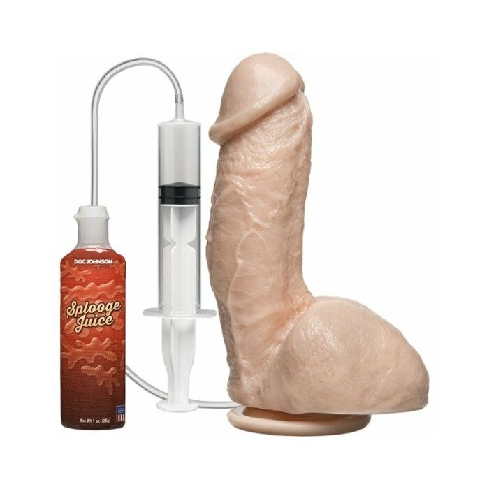 Realistische Penis mit der Ejakulation