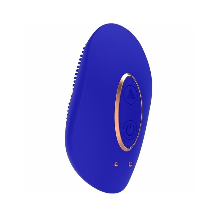 Mini wiederaufladbarer Klitorisstimulator - kostbar - blau