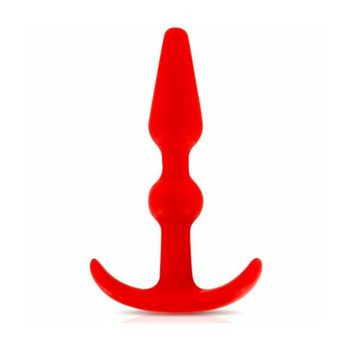 Smiling red analplug 35 "