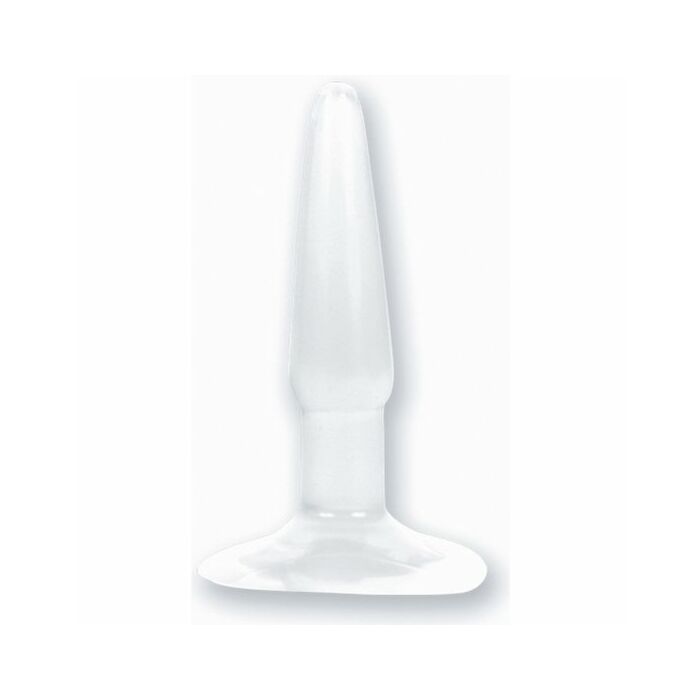 Kristallgelees kleiner Butt Plug - klar