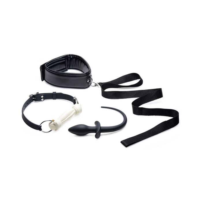 Welpenspielset bdsm - negro