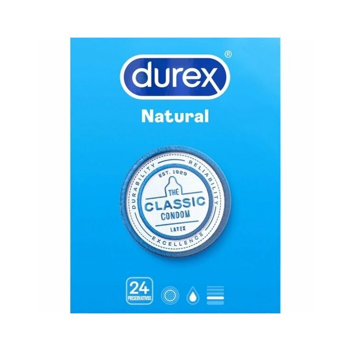 Kondome Durex Natural, 24 Stück
