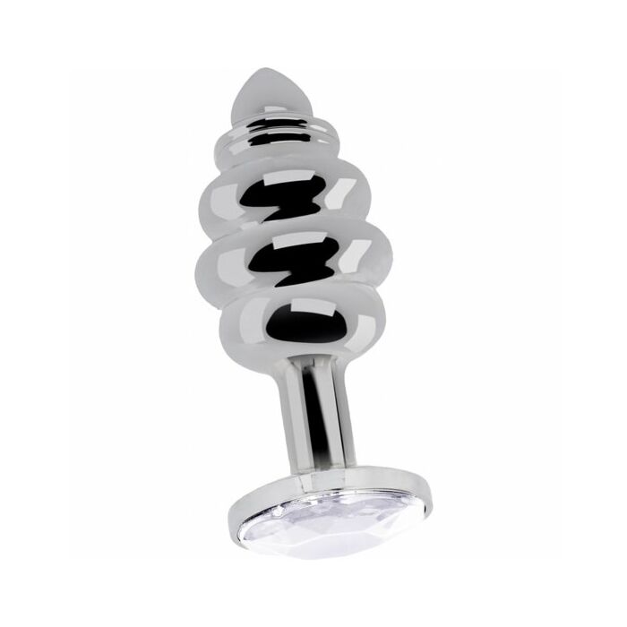 Liebe Diamant Plug 8 cm Silber