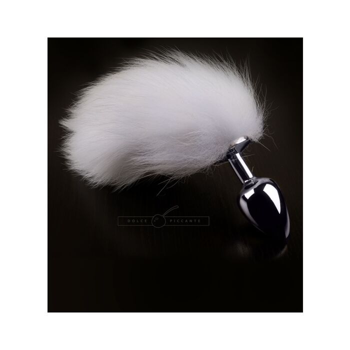 Silberstopfen mit Schwanz