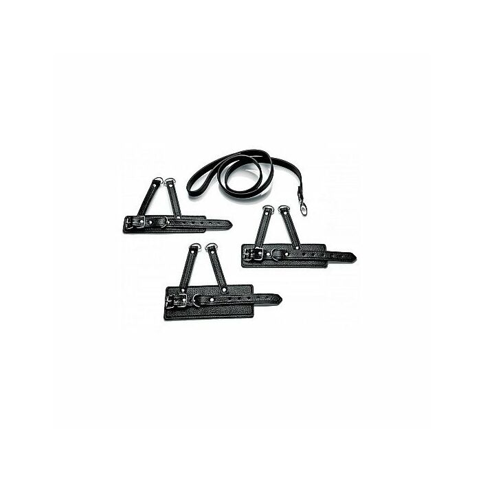 3-teiliges Balltrage-Trainingsset schwarz