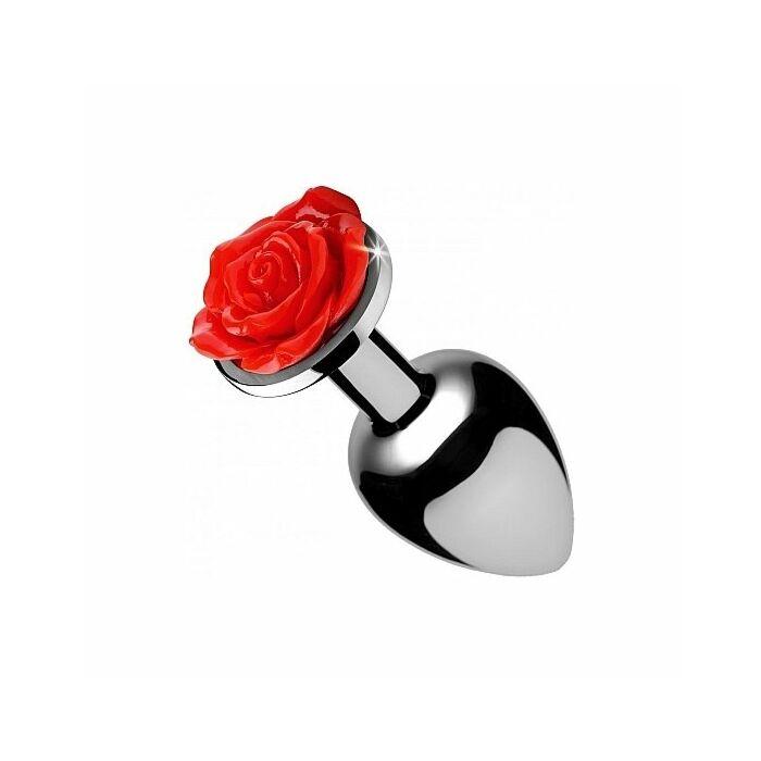 Rote Rose - kleiner Analplug