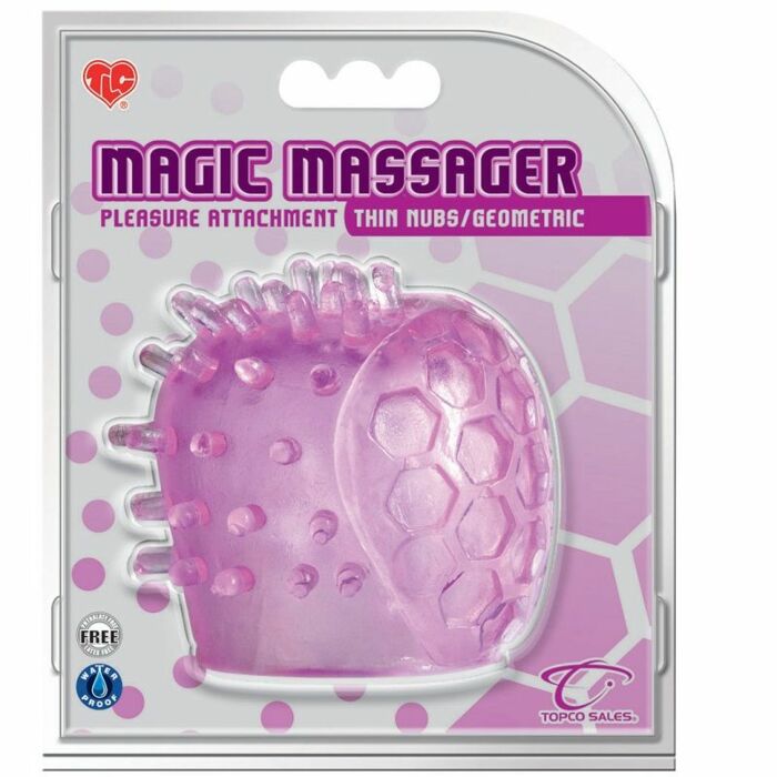 Topco lila geometrische Kopf für Magie massagers