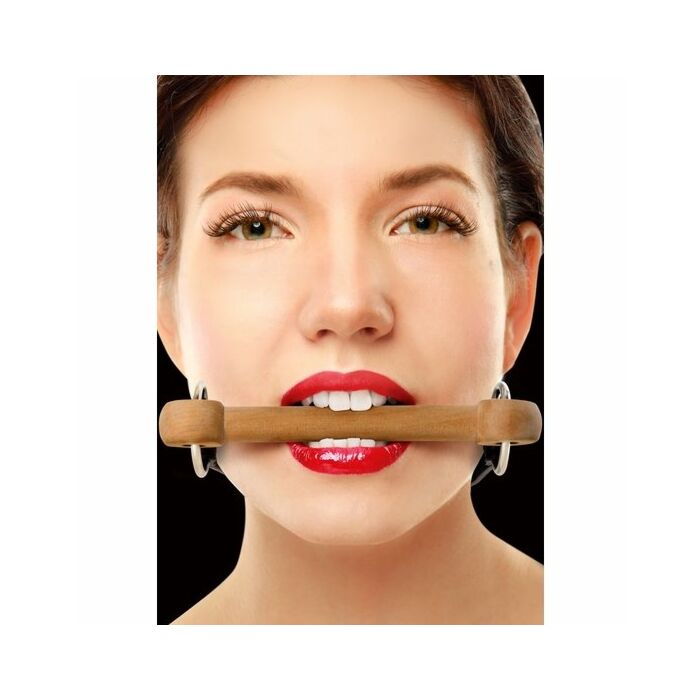 Ouch schwarzen Holzknebel